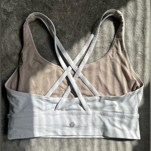 Lululemon Strappy Back Sports Bra White